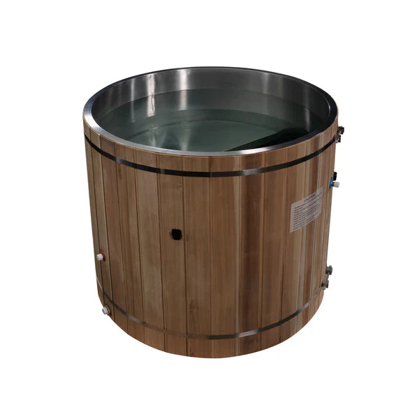 Dynamic Cold Therapy Stainless Steel Barrel Cold Plunge Tub