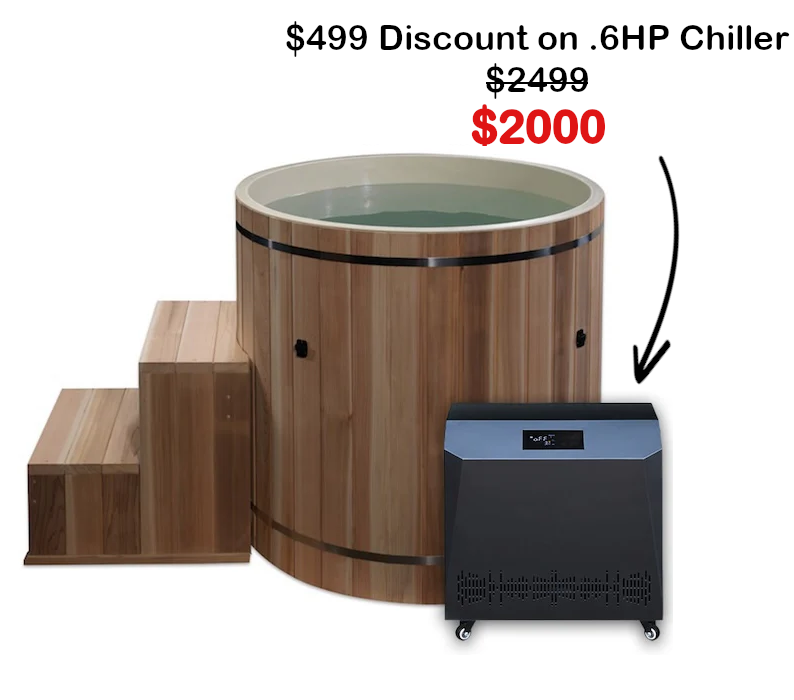 Dynamic Cold Therapy Barrel PVC Cold Plunge Tub