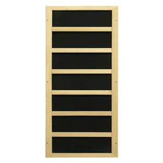 DYNAMIC SAUNAS LLUMENERES 2-PERSON ULTRA LOW EMF (UNDER 3MG) FAR INFRARED SAUNA (CANADIAN HEMLOCK)
