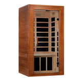 DYNAMIC SAUNAS AVILA ELITE 1-2-PERSON ULTRA LOW EMF (UNDER 3MG) FAR INFRARED SAUNA (CANADIAN HEMLOCK)