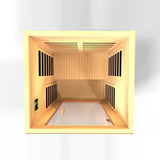 DYNAMIC SAUNAS AVILA ELITE 1-2-PERSON ULTRA LOW EMF (UNDER 3MG) FAR INFRARED SAUNA (CANADIAN HEMLOCK)