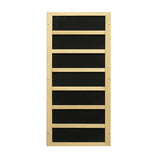 GOLDEN DESIGN SANTIAGO 2 PERSON FULL SPECTRUM INFRARED SAUNA – CANADIAN HEMLOCK