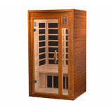 DYNAMIC SAUNAS BARCELONA 1-2 PERSON ULTRA LOW EMF (UNDER 3MG) FAR INFRARED SAUNA