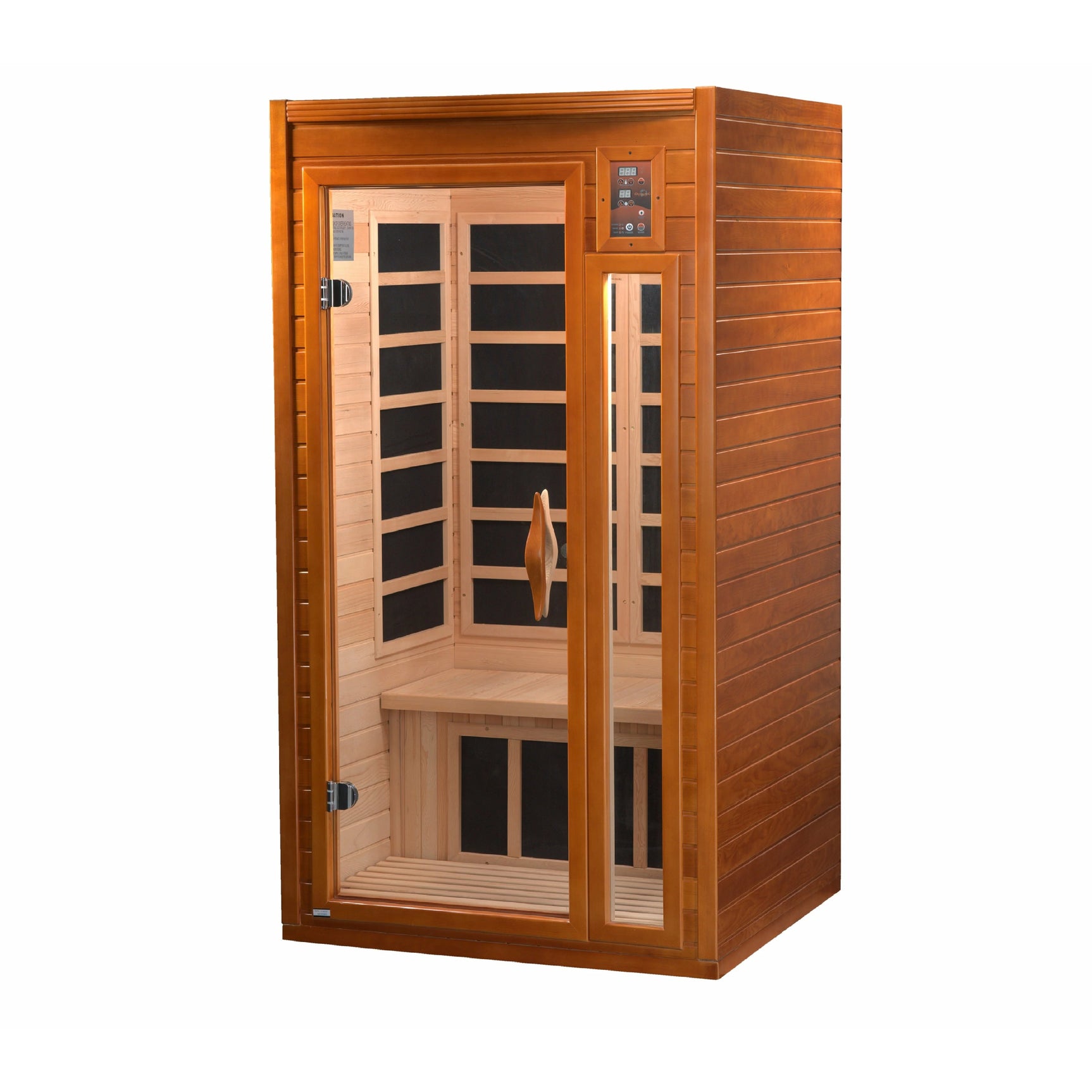 DYNAMIC SAUNAS BARCELONA 1-2 PERSON ULTRA LOW EMF (UNDER 3MG) FAR INFRARED SAUNA