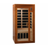 DYNAMIC SAUNAS BARCELONA 1-2 PERSON ULTRA LOW EMF (UNDER 3MG) FAR INFRARED SAUNA