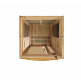 DYNAMIC SAUNAS BARCELONA 1-2 PERSON ULTRA LOW EMF (UNDER 3MG) FAR INFRARED SAUNA