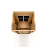DYNAMIC SAUNAS GRACIA 1-2-PERSON LOW EMF (UNDER 8MG) FAR INFRARED SAUNA (CANADIAN HEMLOCK)
