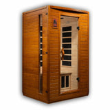 DYNAMIC SAUNAS VERSAILLES 2-PERSON LOW EMF (UNDER 8MG) FAR INFRARED SAUNA (CANADIAN HEMLOCK)