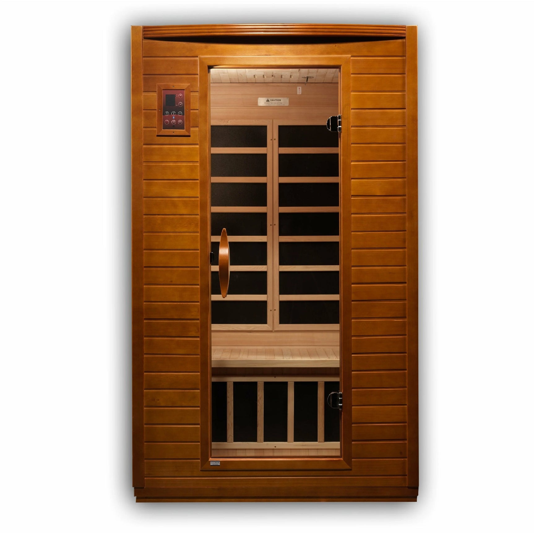 DYNAMIC SAUNAS VERSAILLES 2-PERSON LOW EMF (UNDER 8MG) FAR INFRARED SAUNA (CANADIAN HEMLOCK)