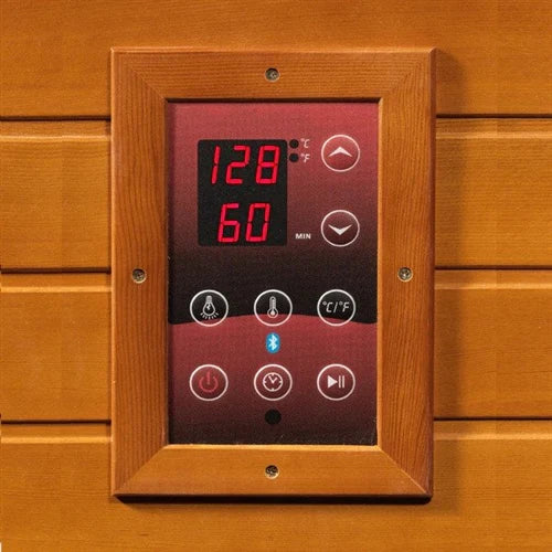 DYNAMIC SAUNAS GDI SAN MARINO ELITE 2-PERSON ULTRA LOW EMF FAR INFRARED SAUNA