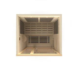 DYNAMIC SAUNAS LLUMENERES 2-PERSON ULTRA LOW EMF (UNDER 3MG) FAR INFRARED SAUNA (CANADIAN HEMLOCK)