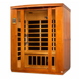 DYNAMIC SAUNAS BELLAGIO 3-PERSON LOW EMF (UNDER 8MG) FAR INFRARED SAUNA (CANADIAN HEMLOCK)