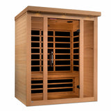 DYNAMIC SAUNAS VILA 3-PERSON ULTRA LOW EMF (UNDER 3MG) FAR INFRARED SAUNA (CANADIAN HEMLOCK)