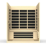 DYNAMIC SAUNAS VILA 3-PERSON ULTRA LOW EMF (UNDER 3MG) FAR INFRARED SAUNA (CANADIAN HEMLOCK)