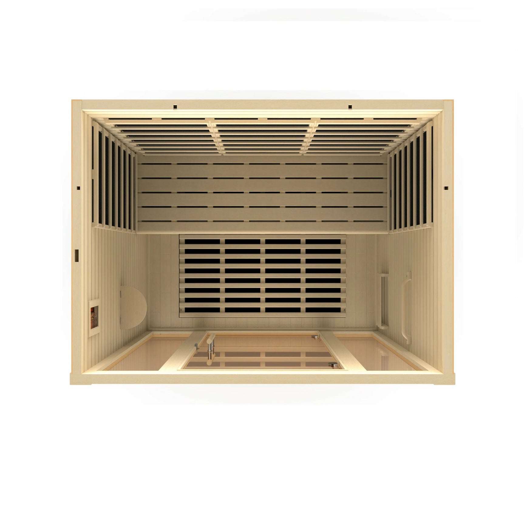 DYNAMIC SAUNAS VILA 3-PERSON ULTRA LOW EMF (UNDER 3MG) FAR INFRARED SAUNA (CANADIAN HEMLOCK)