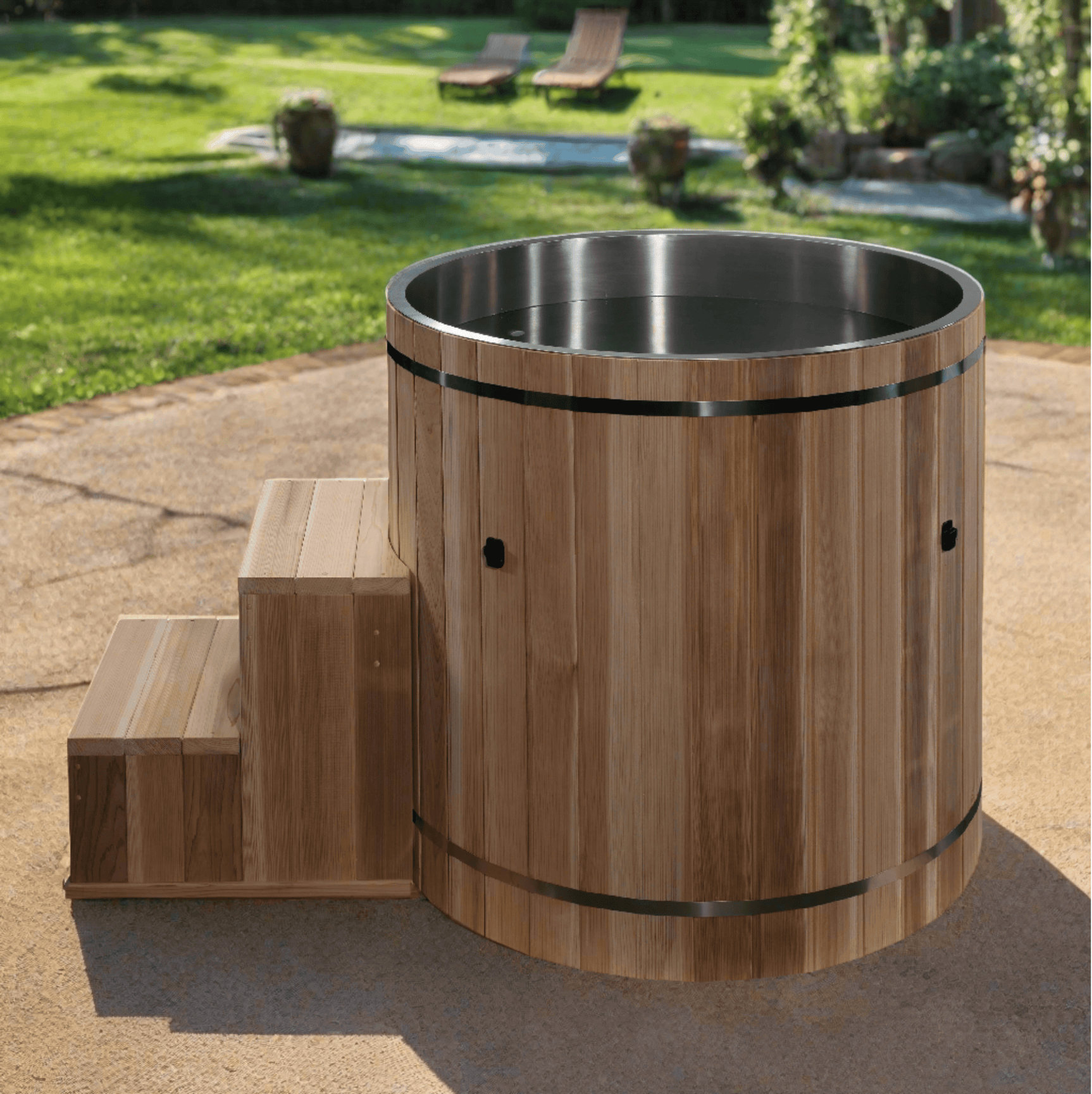 Dynamic Cold Therapy Stainless Steel Barrel Cold Plunge Tub