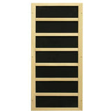 DYNAMIC SAUNAS HEMING ELITE 2-PERSON CORNER ULTRA LOW EMF (UNDER 3MG) FAR INFRARED SAUNA (CANADIAN HEMLOCK)