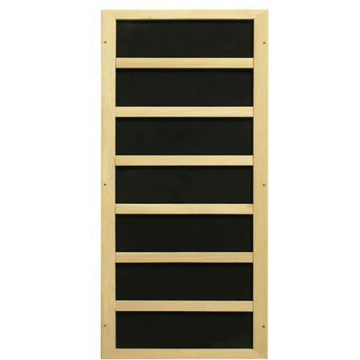 DYNAMIC SAUNAS HEMING ELITE 2-PERSON CORNER ULTRA LOW EMF (UNDER 3MG) FAR INFRARED SAUNA (CANADIAN HEMLOCK)