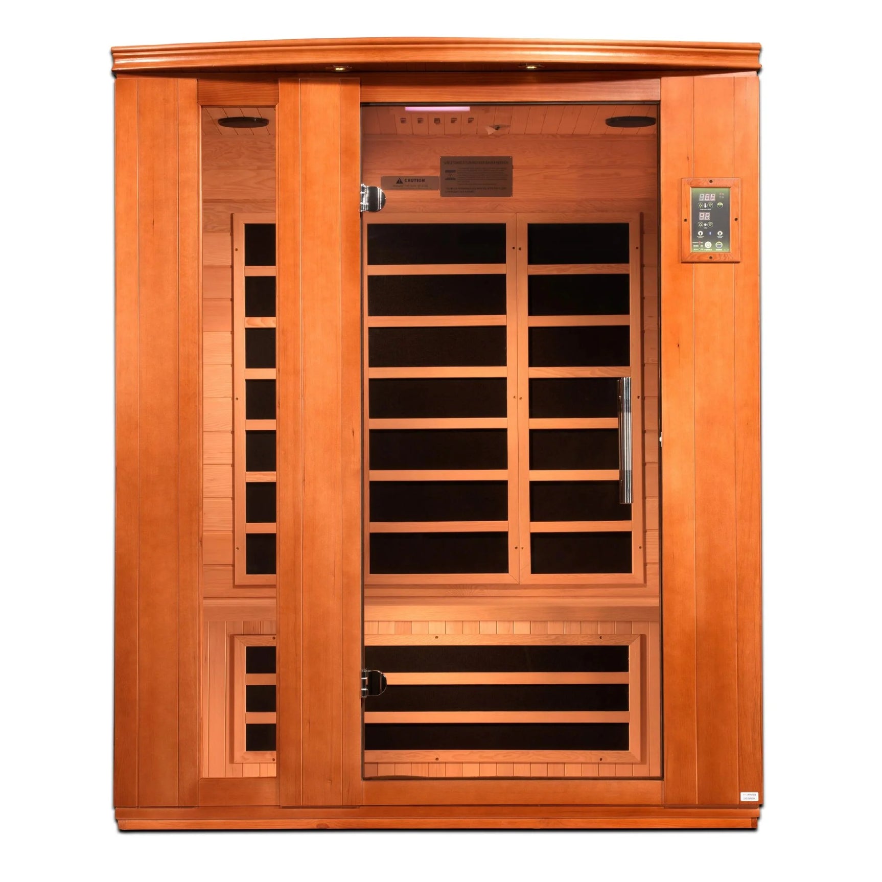 DYNAMIC SAUNAS LUGANO 3-PERSON ULTRA LOW EMF FAR INFRARED SAUNA