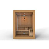 GOLDEN DESIGNS SUNDSVALL EDITION 2 PERSON TRADITIONAL STEAM SAUNA - CANADIAN RED CEDAR