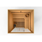 GOLDEN DESIGNS OSLA EDITION 6 PERSON TRADITIONAL STEAM SAUNA - CANADIAN RED CEDAR