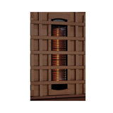GOLDEN DESIGNS 3-PERSON FULL SPECTRUM PURETECH™ NEAR ZERO EMF FAR INFRARED SAUNA WITH HIMALAYAN SALT BAR (CANADIAN HEMLOCK)