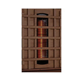 GOLDEN DESIGNS 6-PERSON FULL SPECTRUM PURETECH™ NEAR ZERO EMF FAR INFRARED SAUNA WITH HIMALAYAN SALT BAR (CANADIAN HEMLOCK)