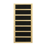 GOLDEN DESIGNS 6-PERSON FULL SPECTRUM PURETECH™ NEAR ZERO EMF FAR INFRARED SAUNA WITH HIMALAYAN SALT BAR (CANADIAN HEMLOCK)