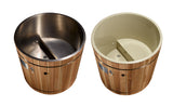 Dynamic Cold Therapy Stainless Steel Barrel Cold Plunge Tub