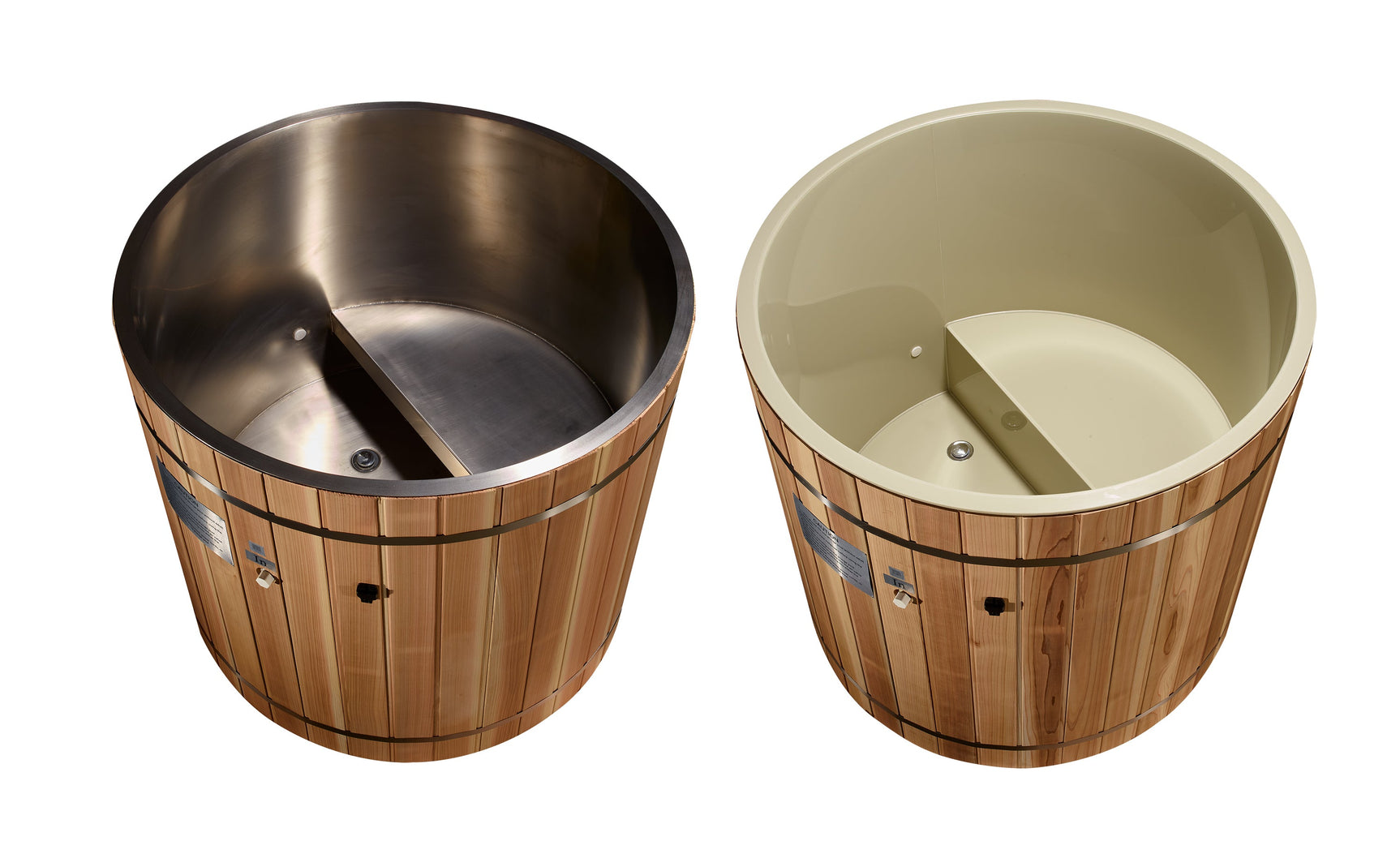 Dynamic Cold Therapy Stainless Steel Barrel Cold Plunge Tub