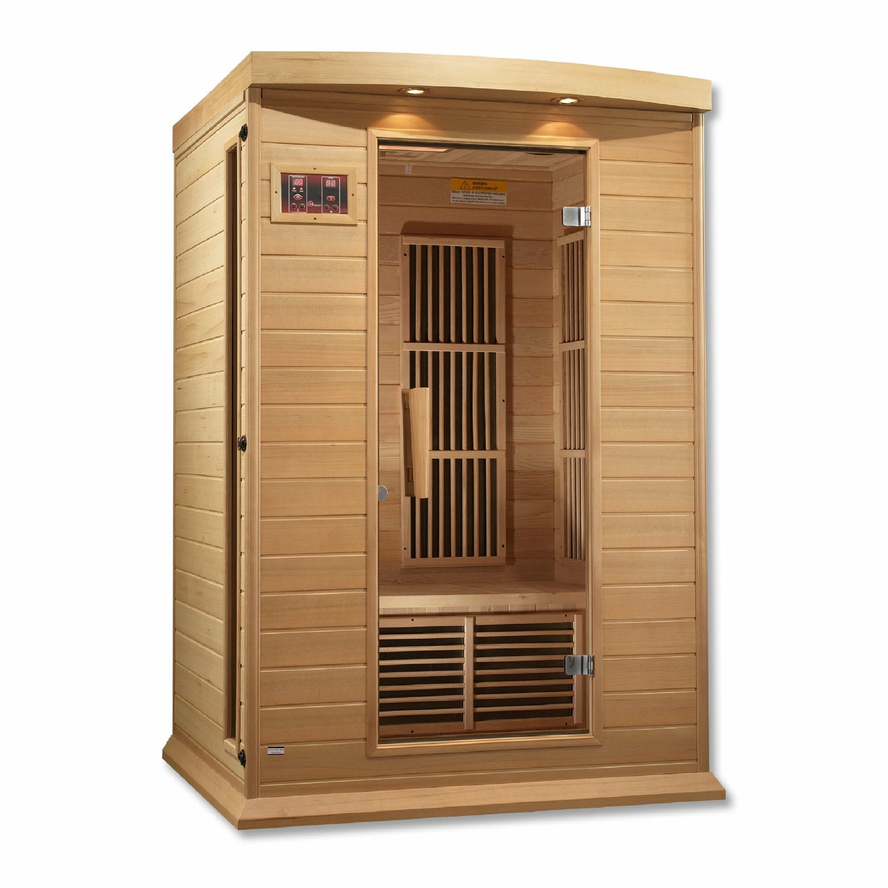 GOLDEN DESIGNS MAXXUS 2-PERSON LOW EMF (UNDER 8MG) FAR INFRARED SAUNA