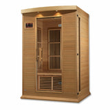 GOLDEN DESIGNS MAXXUS 2-PERSON LOW EMF (UNDER 8MG) FAR INFRARED SAUNA