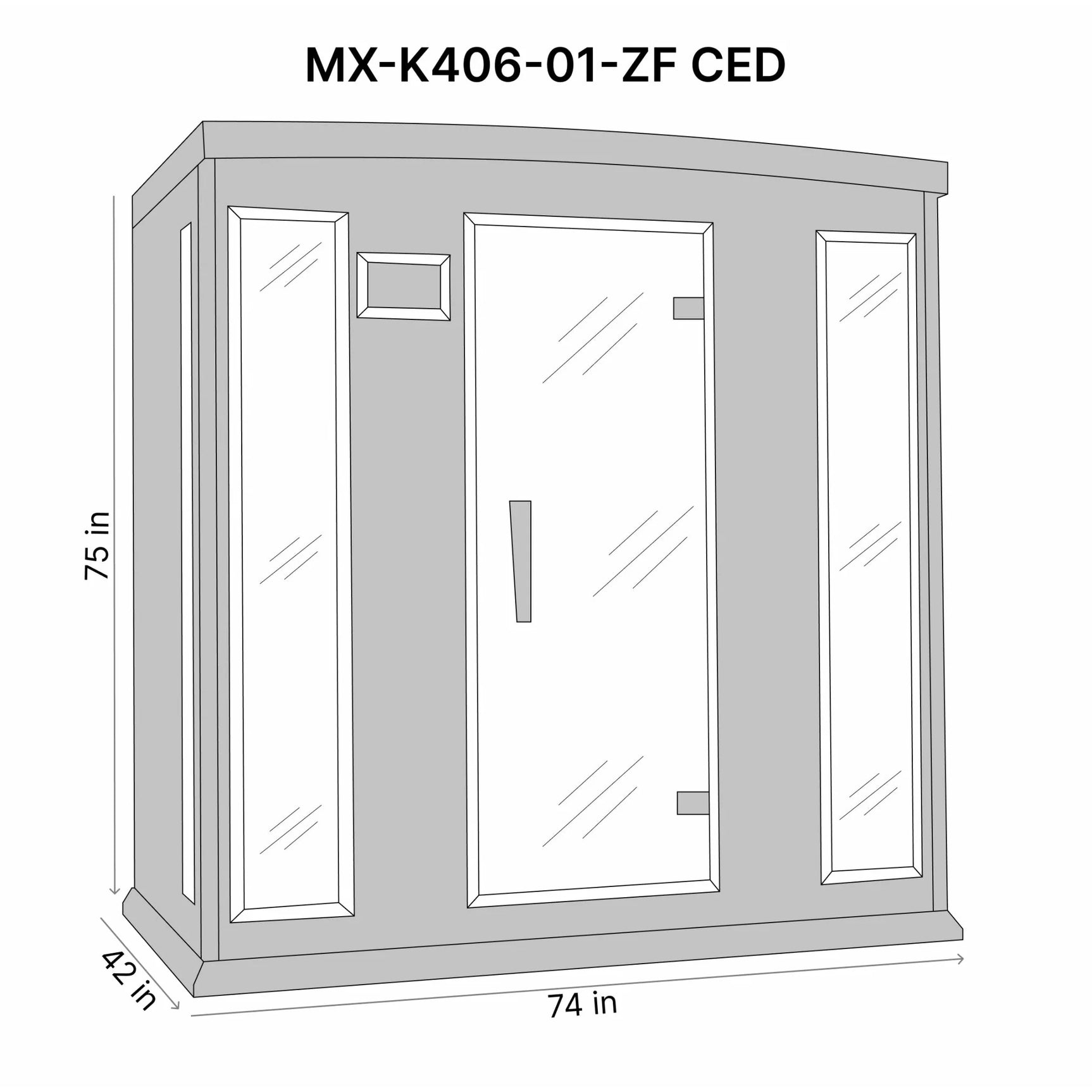 GOLDEN DESIGNS MAXXUS 4-PERSON CORNER NEAR ZERO EMF (UNDER 2MG) FAR INFRARED SAUNA (CANADIAN RED CEDAR)