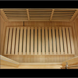 GOLDEN DESIGNS MAXXUS 4-PERSON LOW EMF (UNDER 8MG) FAR INFRARED SAUNA (CANADIAN HEMLOCK)