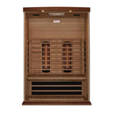 GOLDEN DESIGNS MAXXUS 2-PERSON FULL SPECTRUM NEAR ZERO EMF (UNDER 2MG) FAR INFRARED SAUNA