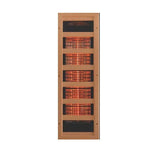 GOLDEN DESIGNS MAXXUS 3 PERSON CORNER FULL SPECTRUM INFRARED SAUNA - CANADIAN RED CEDAR