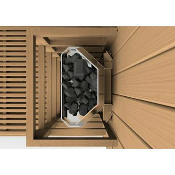 GOLDEN DESIGNS SUNDSVALL EDITION 2 PERSON TRADITIONAL STEAM SAUNA - CANADIAN RED CEDAR