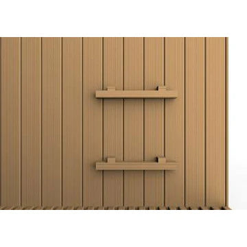 GOLDEN DESIGNS SUNDSVALL EDITION 2 PERSON TRADITIONAL STEAM SAUNA - CANADIAN RED CEDAR