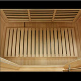 GOLDEN DESIGNS MAXXUS 3-PERSON LOW EMF (UNDER 8MG) FAR INFRARED SAUNA (CANADIAN RED CEDAR)