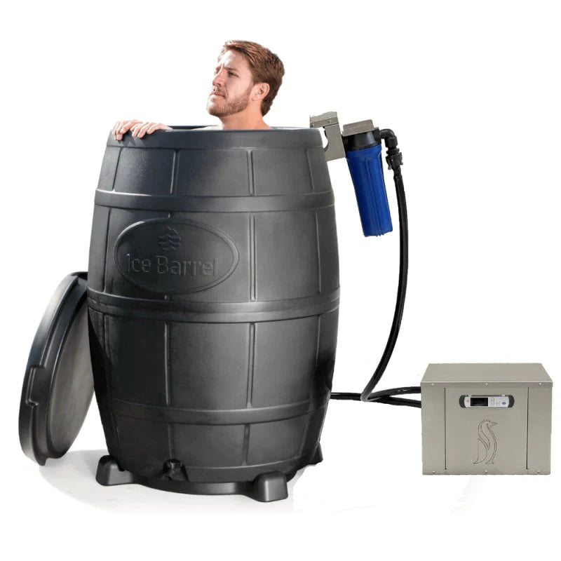 Ice Barrel & Penguin Chillers Cold Therapy Chiller Bundle